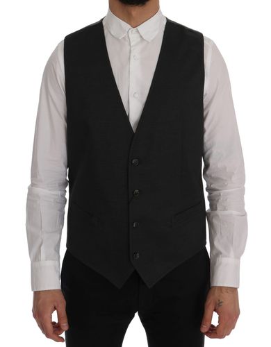 STAFF Cotton Rayon Men's Vest - Dolce & Gabbana - Modalova