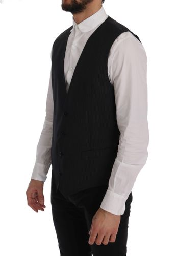 Wool Stretch Men's Vest - Dolce & Gabbana - Modalova