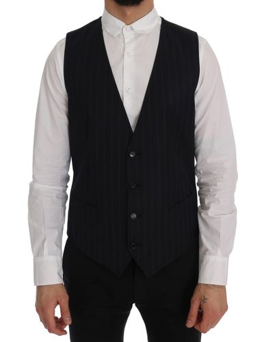 Wool Stretch Men's Vest - Dolce & Gabbana - Modalova