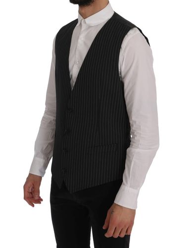 Wool Stretch Men's Vest - Dolce & Gabbana - Modalova