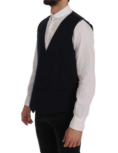STAFF Wool Stretch Men's Vest - Dolce & Gabbana - Modalova