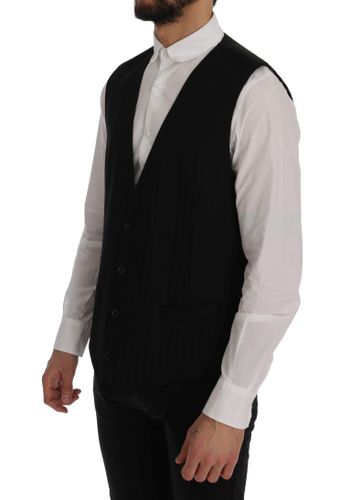 STAFF Wool Stretch Men's Vest - Dolce & Gabbana - Modalova