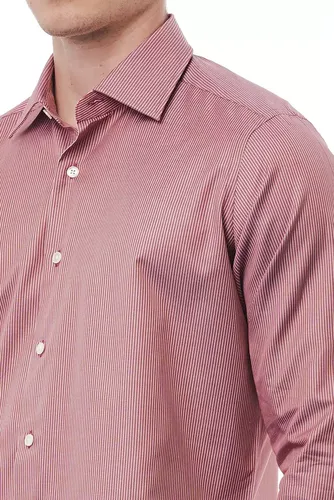Bagutta Red Cotton Men Men's Shirt - Bagutta - Modalova