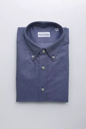Cotton Men's Men's Shirt - Robert Friedman - Modalova