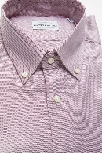 Red Cotton Men's Men's Shirt - Robert Friedman - Modalova