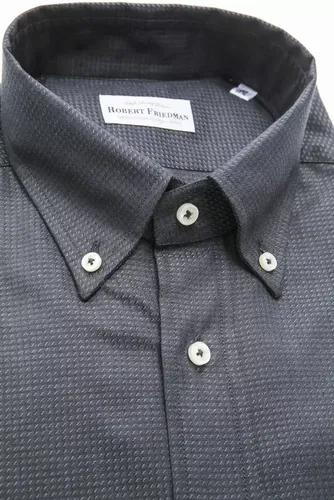 Green Cotton Men Men's Shirt - Robert Friedman - Modalova