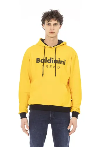 Yellow Cotton Men Men's Hoodie - Baldinini Trend - Modalova