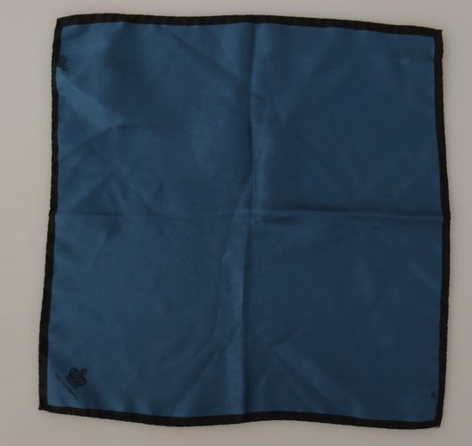 Blue DG Crown Printed Square Handkerchief Men's Scarf - Dolce & Gabbana - Modalova