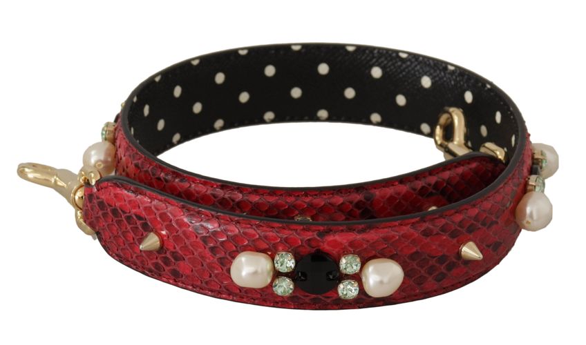 Exotic Leather Crystals Bag Shoulder Women's Strap - Dolce & Gabbana - Modalova