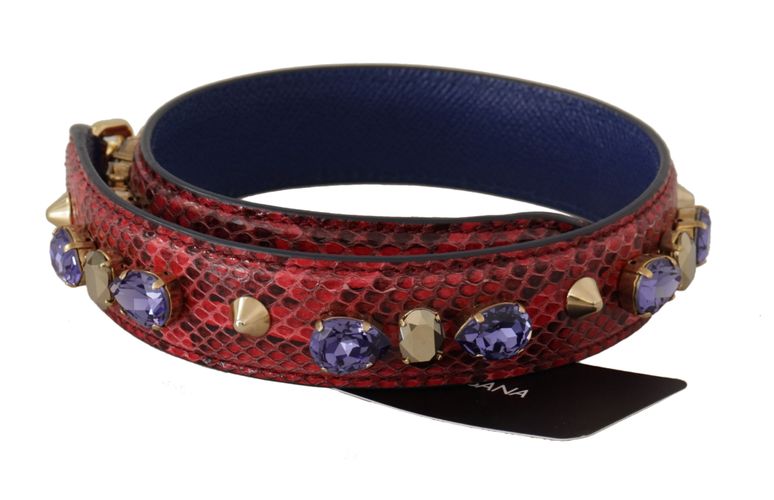 Exotic Leather Crystals Bag Shoulder Women's Strap - Dolce & Gabbana - Modalova