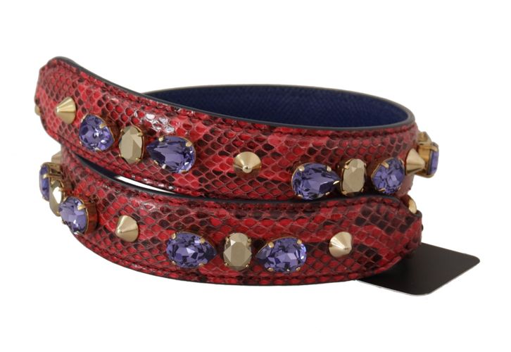 Exotic Leather Crystals Bag Shoulder Women's Strap - Dolce & Gabbana - Modalova