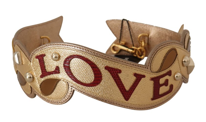 Leather LOVE Patch Bag Shoulder Women's Strap - Dolce & Gabbana - Modalova
