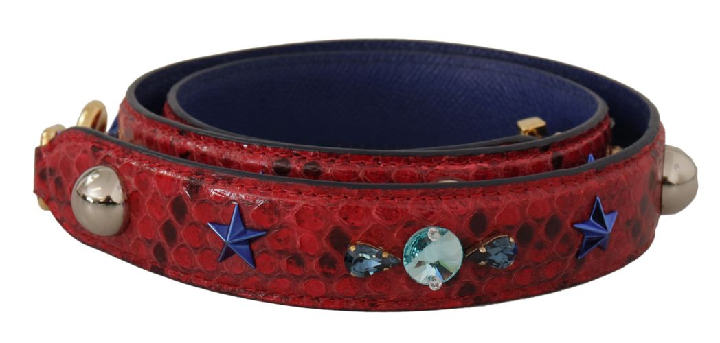 Exotic Leather Crystals Shoulder Women's Strap - Dolce & Gabbana - Modalova