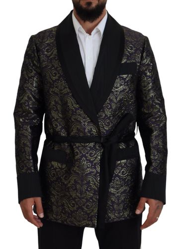 Purple Baroque Jacket Blazer Men's Robe - Dolce & Gabbana - Modalova