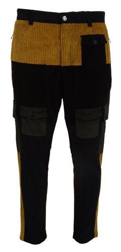 Yellow Cotton Men Men's Pants - Dolce & Gabbana - Modalova