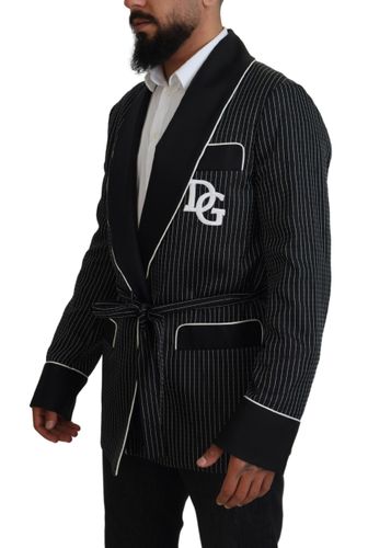 Robe Striped DG Patch Jacket Men Men's Blazer - Dolce & Gabbana - Modalova