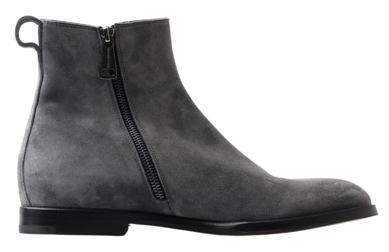 Leather Men Ankle Boots Men's Shoes - Dolce & Gabbana - Modalova