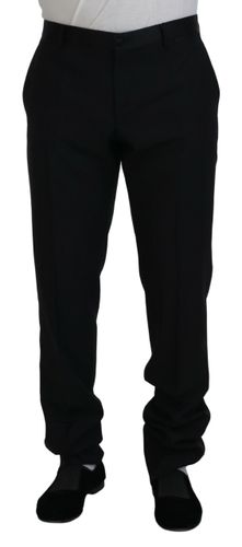 Dress Wool Silk Trouser Men's Pants - Dolce & Gabbana - Modalova