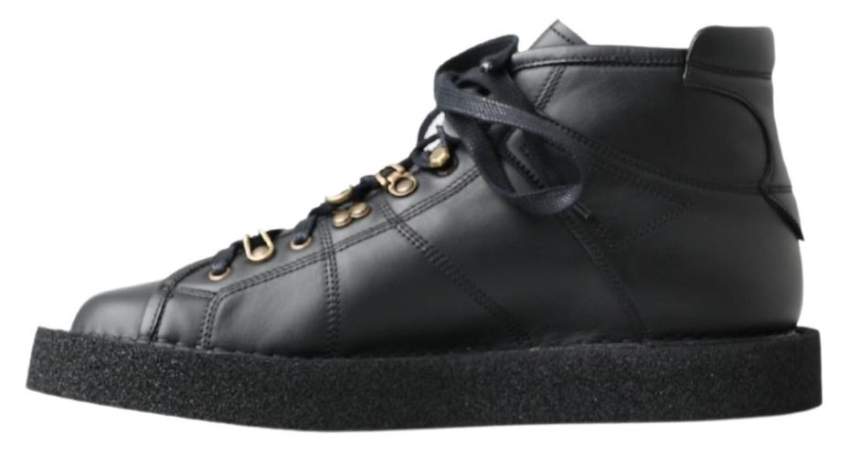 Leather Slip on Stretch Men's Boots - Dolce & Gabbana - Modalova