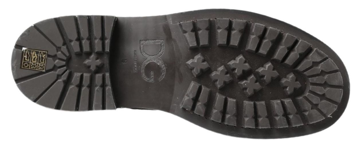 Gray Leather Mid Calf Boots Men's Shoes - Dolce & Gabbana - Modalova