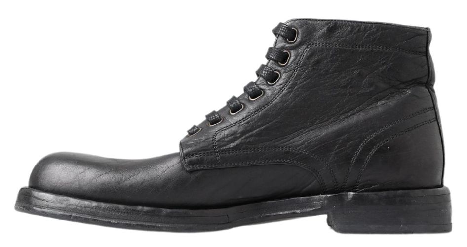 Horse Leather Perugino Men's Boots - Dolce & Gabbana - Modalova
