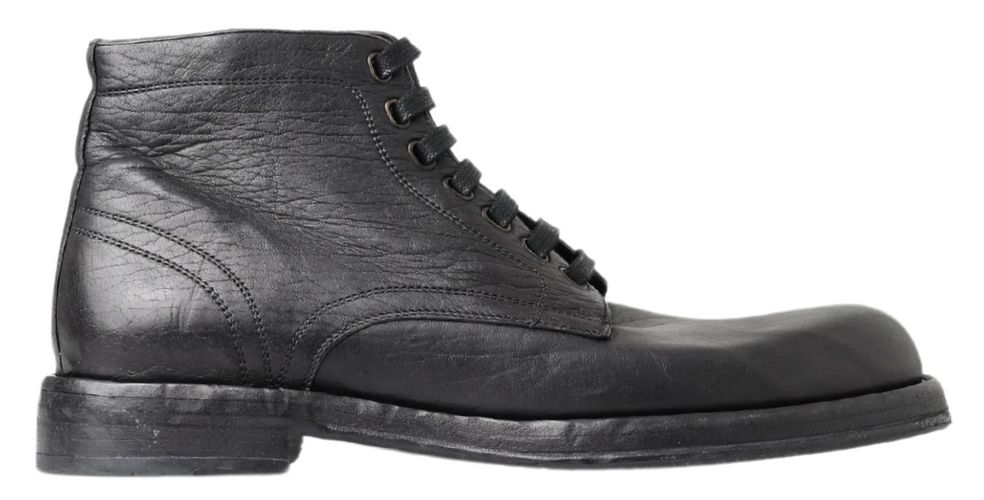 Horse Leather Perugino Men's Boots - Dolce & Gabbana - Modalova