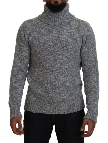 Wool Knit Turtleneck Pullover Men's Sweater - Dolce & Gabbana - Modalova