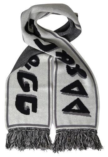 Cashmere Knitted Wrap Shawl Fringe Men's Scarf - Dolce & Gabbana - Modalova