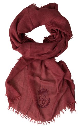 Cashmere Knit Wrap Shawl Fringe Men's Scarf - Dolce & Gabbana - Modalova
