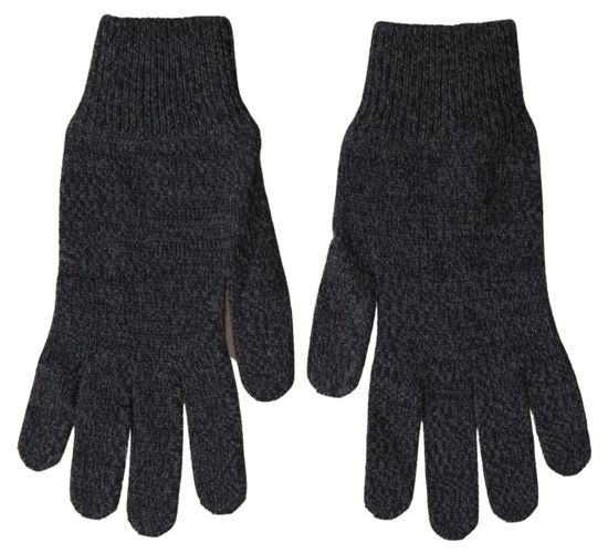 Virgin Wool Knit Hands Mitten Men Men's Gloves - Dolce & Gabbana - Modalova