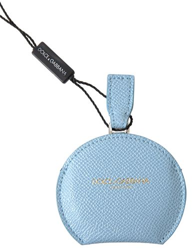 Light Calfskin Leather Mirror Women's Holder - Dolce & Gabbana - Modalova