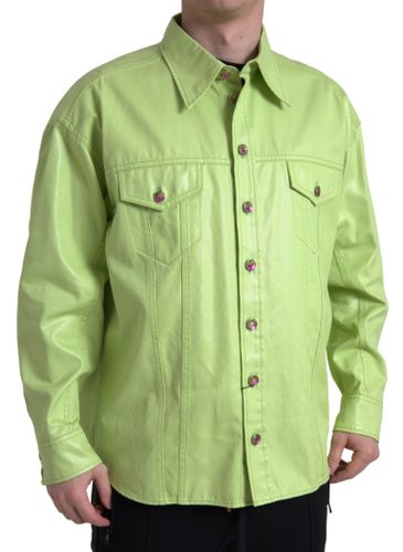 Cotton Collared Button Down Men's Shirt - Dolce & Gabbana - Modalova