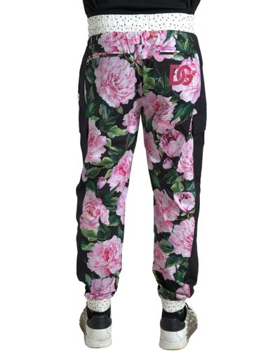 Peony Joggers Cotton Men Men's Pants - Dolce & Gabbana - Modalova