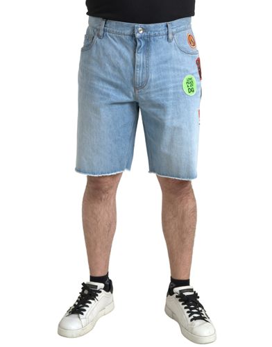 Cotton Men Bermuda Denim Men's Shorts - Dolce & Gabbana - Modalova
