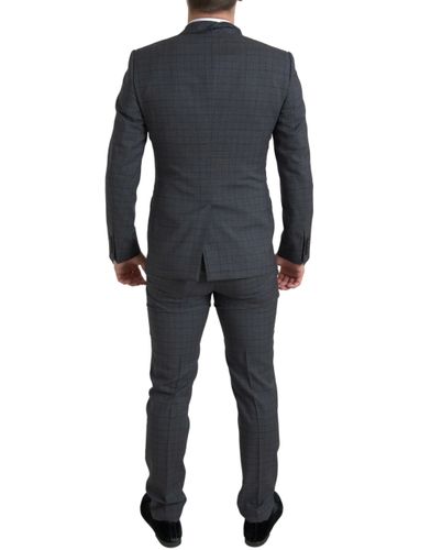 Gray 2 Piece Single Breasted MARTINI Men's Suit - Dolce & Gabbana - Modalova