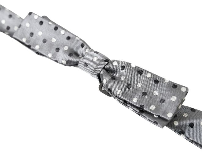 Polka Dot Silk Adjustable Men Neck Papillon Bow Men's Tie - Dolce & Gabbana - Modalova