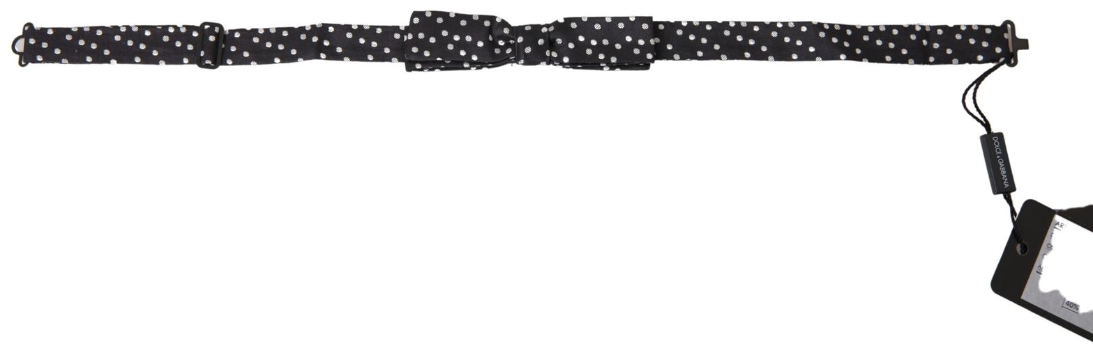 Polka Dot Silk Adjustable Men Neck Papillon Bow Men's Tie - Dolce & Gabbana - Modalova