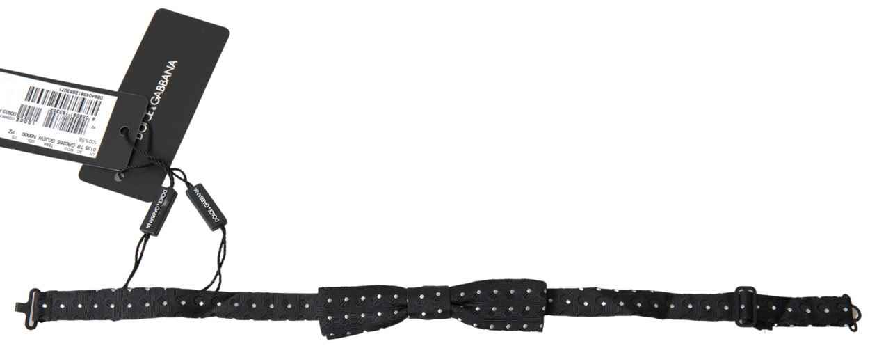 Polka Dot Silk Adjustable Men Neck Papillon Bow Men's Tie - Dolce & Gabbana - Modalova