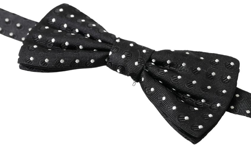 Polka Dot Silk Adjustable Men Neck Papillon Bow Men's Tie - Dolce & Gabbana - Modalova