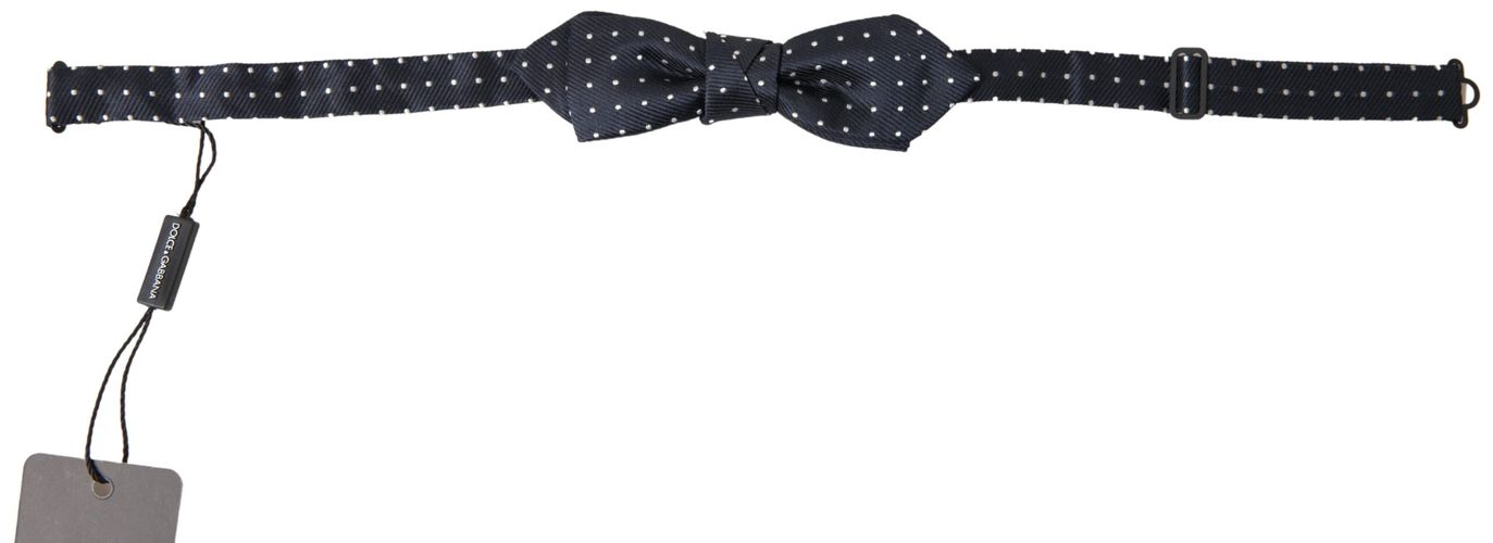 Polka Dot Silk Adjustable Men Neck Papillon Bow Men's Tie - Dolce & Gabbana - Modalova