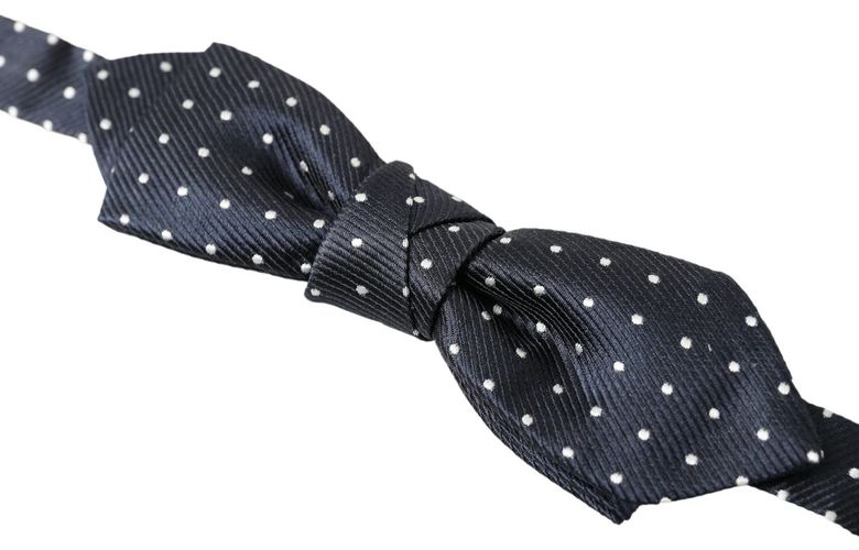 Polka Dot Silk Adjustable Men Neck Papillon Bow Men's Tie - Dolce & Gabbana - Modalova