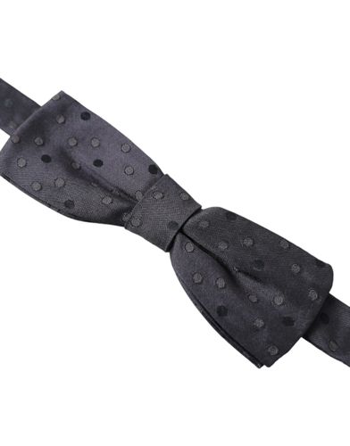 Polka Dot Silk Adjustable Neck Men Papillon Bow Men's Tie - Dolce & Gabbana - Modalova