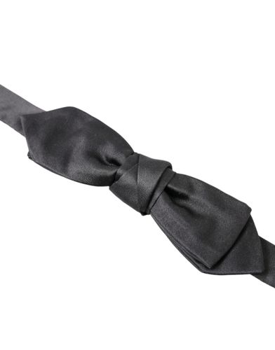 Silk Adjustable Neck Men Papillon Bow Men's Tie - Dolce & Gabbana - Modalova