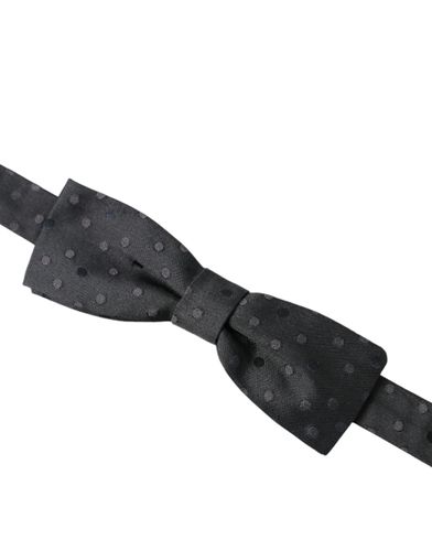 Polka Dot Silk Adjustable Neck Men Papillon Bow Men's Tie - Dolce & Gabbana - Modalova