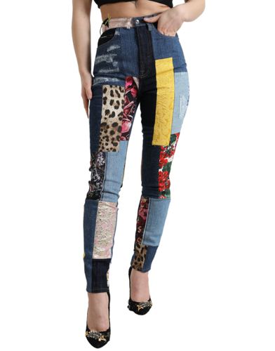 Patchwork GRACE Skinny Denim Women's Jeans - Dolce & Gabbana - Modalova