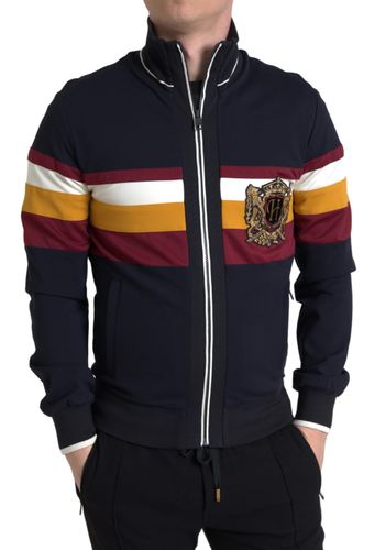 Cardigan Heraldic Full Zip Men's Sweater - Dolce & Gabbana - Modalova
