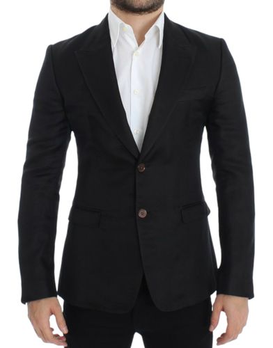 Silk slim fit Men's blazer - Dolce & Gabbana - Modalova