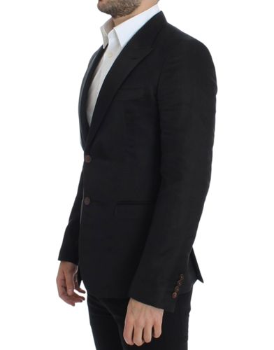 Silk slim fit Men's blazer - Dolce & Gabbana - Modalova