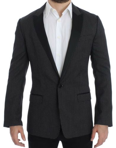 Wool Silk Slim MARTINI Jacket Men's Blazer - Dolce & Gabbana - Modalova