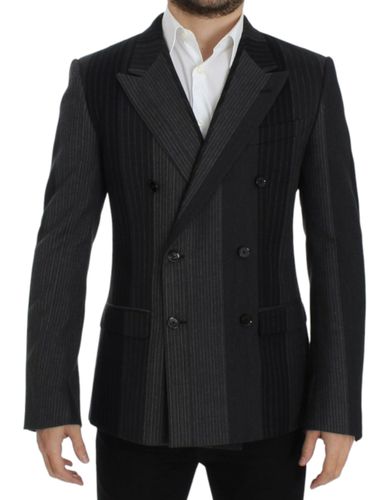Striped wool stretch Men's blazer - Dolce & Gabbana - Modalova